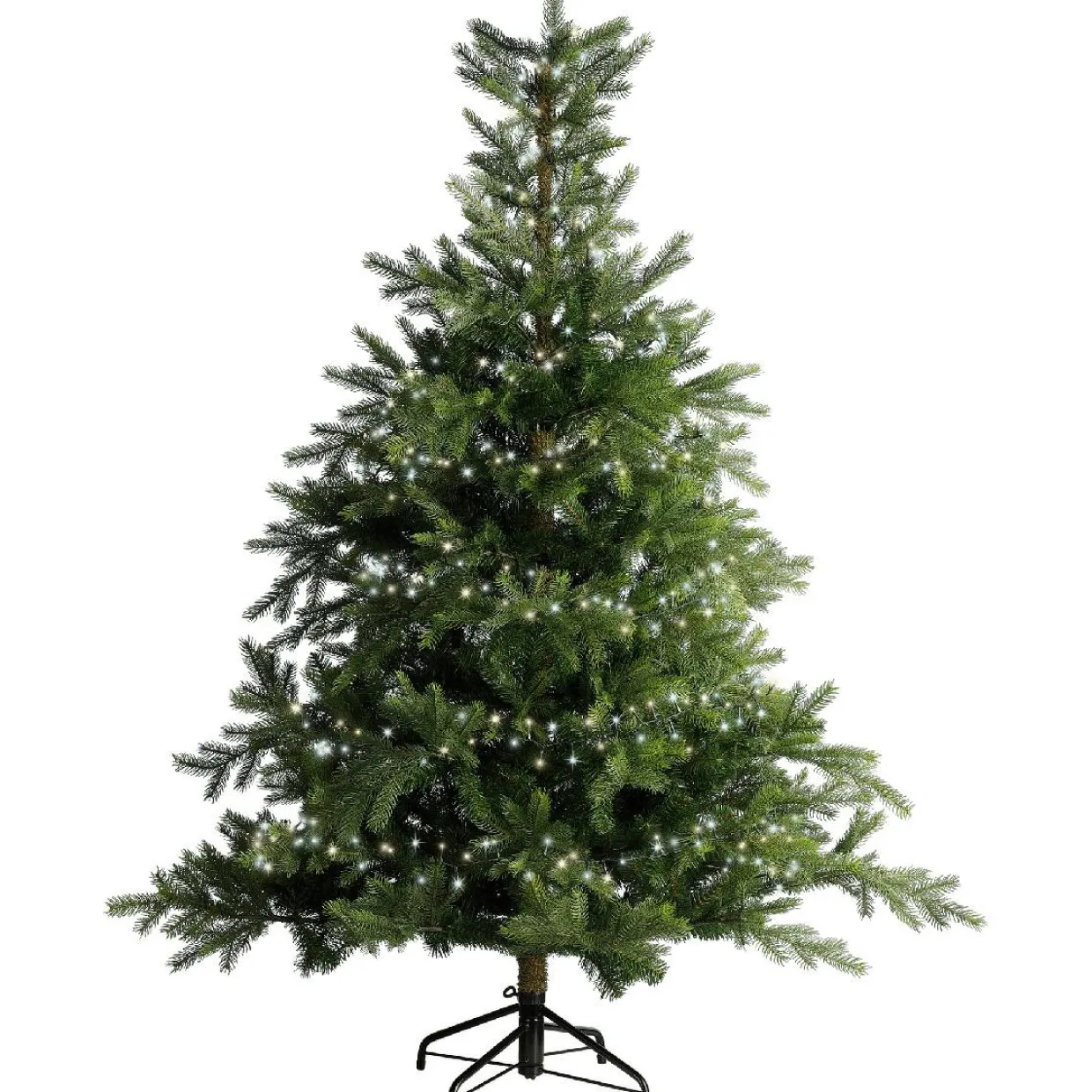 Guirlande lumineuse 34 m 1500 LED câble vert Luxe Bicolore Blanc chaud et froid