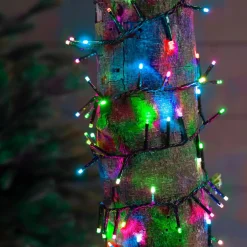 Guirlande lumineuse 45 m 2000 LED câble vert Luxe Multicolore pastel