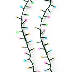 Guirlande lumineuse 45 m 2000 LED câble vert Luxe Multicolore pastel