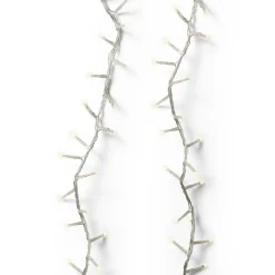 Guirlande lumineuse 45 m 2000 LED câble transparent Luxe Blanc chaud