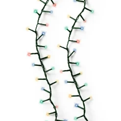 Guirlande lumineuse 7,50 m 350 LED câble vert Luxe Multicolore