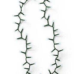 Guirlande lumineuse 11 m 500 LED câble vert Luxe Blanc froid