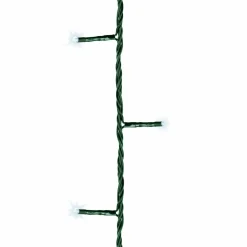 Guirlande lumineuse 18,70 m 250 LED câble vert Raccordable Blanc froid