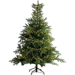 Guirlande lumineuse 11 m 500 LED câble vert Luxe Blanc chaud