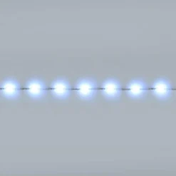 Guirlande lumineuse 36 m 1200 Micro LED câble transparent Extra Blanc froid