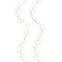 Guirlande lumineuse 6 m 480 Micro LED câble argent Luxe bicolore Blanc chaud et froid
