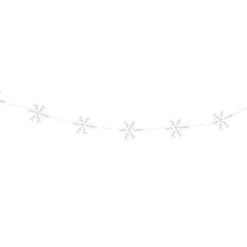 Guirlande lumineuse 2,25 m 160 micro LED Cristaux de neige Blanc froid