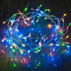 Guirlande lumineuse à piles 2 m 20 LED Fixe Multicolore