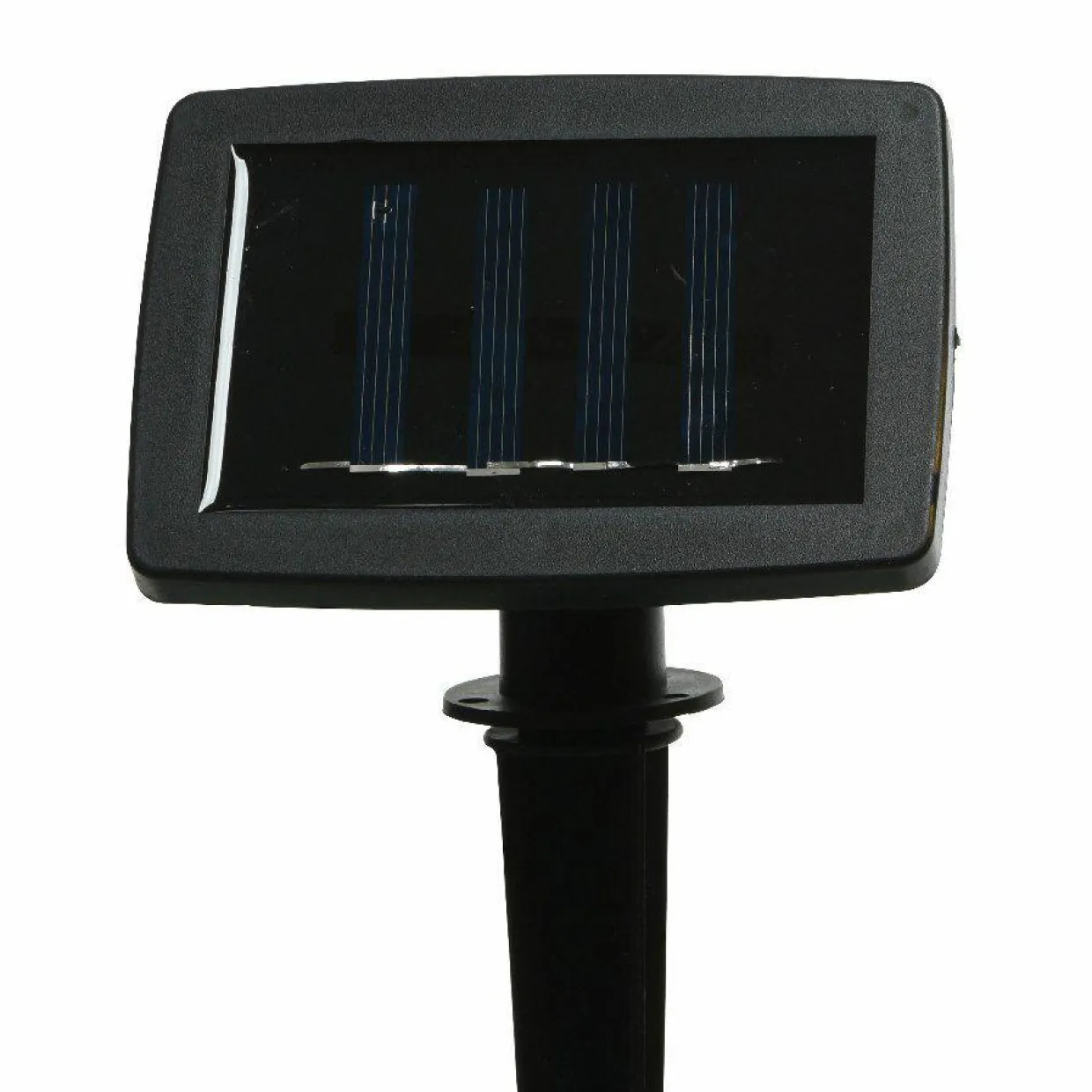 Guirlande lumineuse solaire en métal 3,5 m 8 LED Indus Blanc chaud