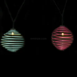 Guirlande lumineuse solaire 2,7 m 10 LED Rainbow Multicolore