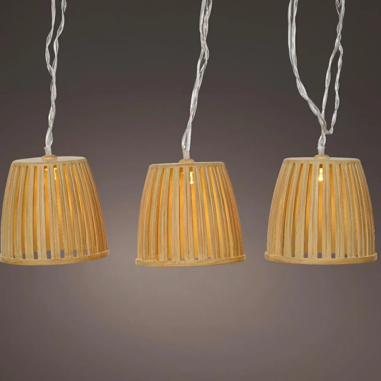Guirlande lumineuse solaire 4,5 m 10 LED (H28 cm) Celesta Naturel