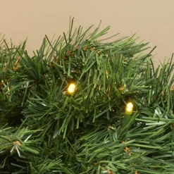 Guirlande sapin lumineuse (300 cm - D25) Royal Vert et blanc chaud