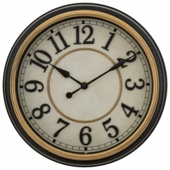 Horloge murale (D29 cm) Nell Marron