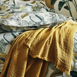 Housse de couette coton lavé (300 x 240 cm) Toco Verte