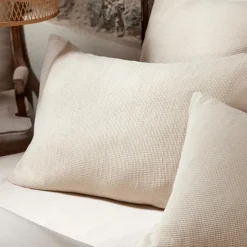 Housse de couette coton nid d'abeille (200 x 200 cm) Eva Beige