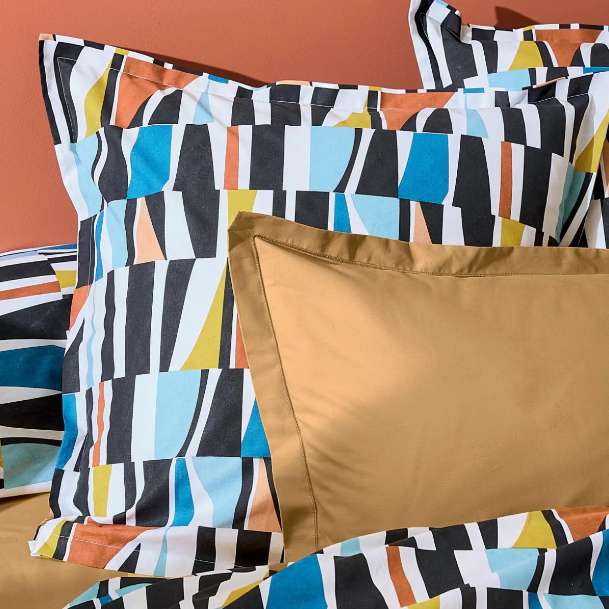 Housse de couette coton (260 x 240 cm) Pietro Multicolore