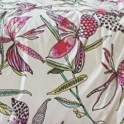 Housse de couette coton (200 x 200 cm) Pénélope Rose