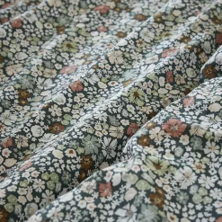 Housse de couette et deux taies coton (260 x 240 cm) Malia Multicolore