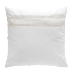 Housse de couette et deux taies coton (240 x 220 cm) Opéra Blanche
