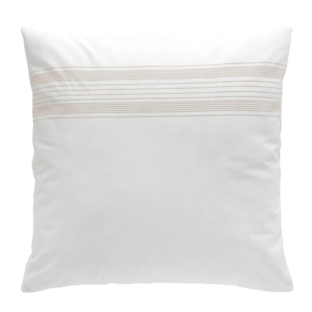 Housse de couette et deux taies coton (240 x 220 cm) Opéra Blanche