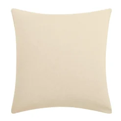 Housse de couette et deux taies d'oreiller coton (240 x 220 cm) Meline Beige sable