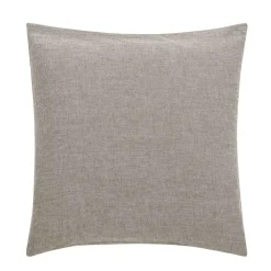 Housse de couette et deux taies d'oreiller coton (260 x 240 cm) Meline Gris anthracite