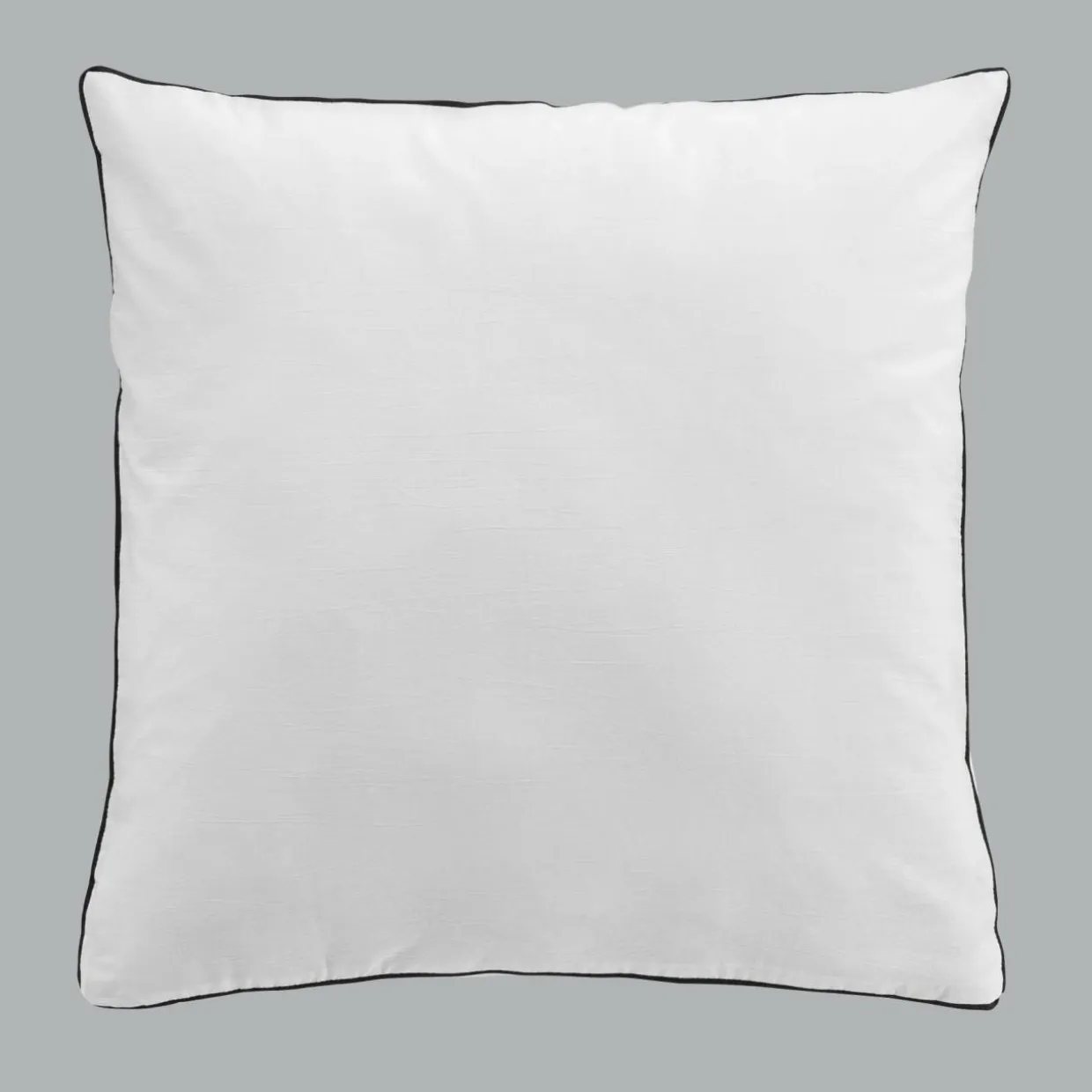 Housse de couette et deux taies coton lavé (240 x 220 cm) Linette Blanche
