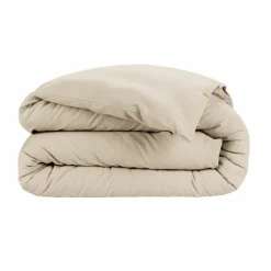 Housse de couette flanelle de coton (140 x 200 cm) Nina Beige
