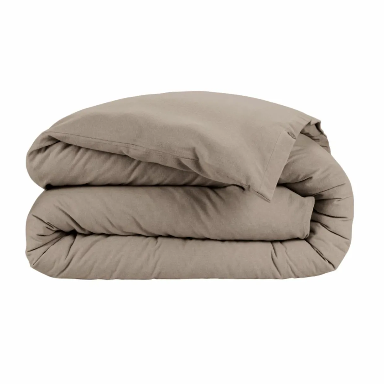 Housse de couette flanelle de coton (200 x 200 cm) Nina Ficelle