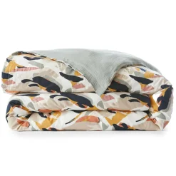 Housse de couette gaze de coton (140 x 200 cm) Mathilda Multicolore