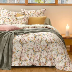 Housse de couette gaze de coton (200 x 200 cm) April Multicolore