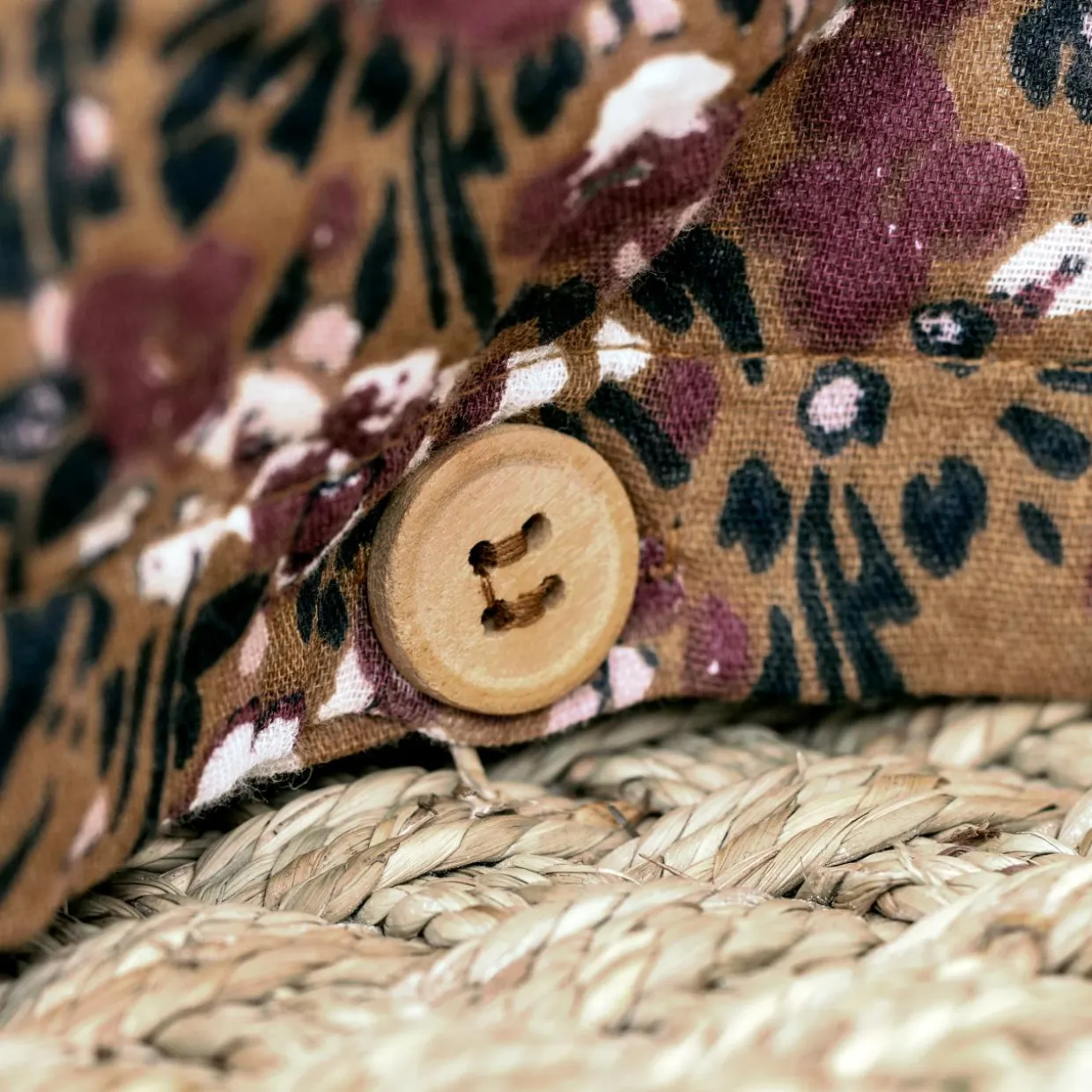 Housse de couette gaze de coton (260 x 240 cm) Constance Camel