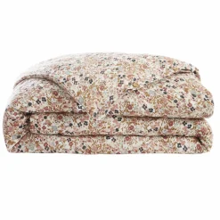 Housse de couette gaze de coton (200 x 200 cm) Constance Beige pampa