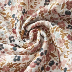 Housse de couette gaze de coton (200 x 200 cm) Constance Beige pampa