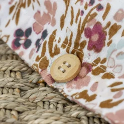 Housse de couette gaze de coton (260 x 240) Constance Beige pampa