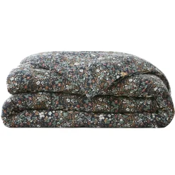 Housse de couette gaze de coton (240 x 220 cm) Constance Bleu nuit