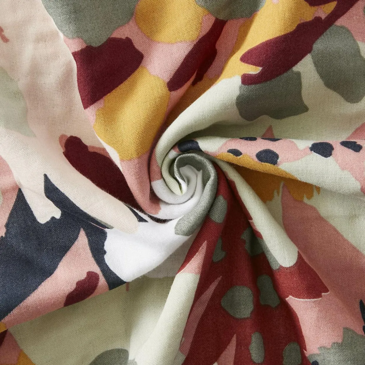 Housse de couette gaze de coton (140 x 200 cm) Azel Multicolore
