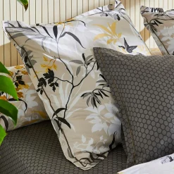 Housse de couette percale de coton (260 x 240 cm) Asia Beige