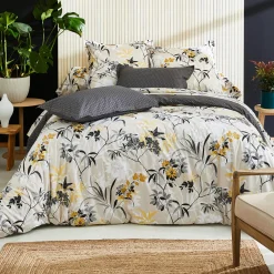 Housse de couette percale de coton (240 x 220 cm) Asia Beige
