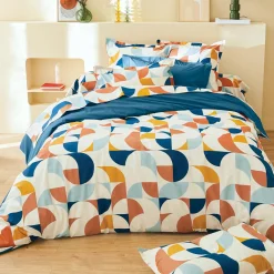 Housse de couette percale de coton (200 x 200 cm) Modulo Multicolore