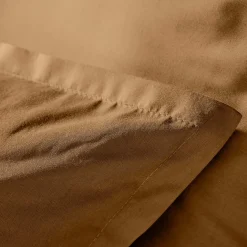 Housse de couette percale de coton (140 x 200 cm) Cali Camel