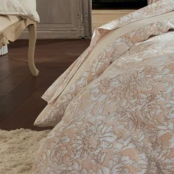 Housse de couette percale de coton (140 x 200 cm) Palazzo Beige