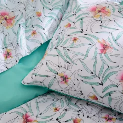 Housse de couette percale de coton (200 x 200 cm) Roxane Multicolore