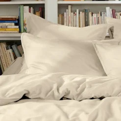 Housse de couette percale de coton (200 x 200 cm) Cali Beige