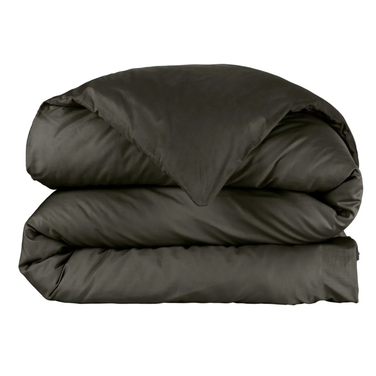 Housse de couette percale de coton (280 x 240 cm) Cali Noir