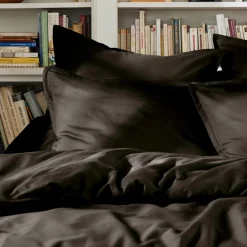 Housse de couette percale de coton (200 x 200 cm) Cali Noire