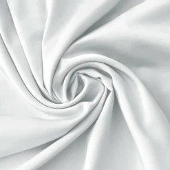 Housse de couette satin de bambou (260 x 240 cm) Sienna Blanc chantilly