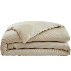 Housse de couette satin de bambou (200 x 200 cm) Sienna Beige