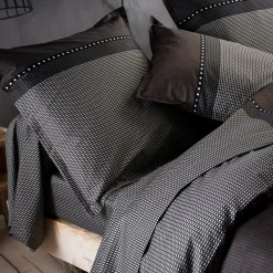 Housse de couette satin de coton (300 x 240 cm) Enzo Noire