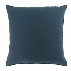 Housse de coussin carrée (60 cm) Mellow Chic Bleue